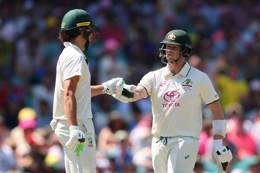 Sam Konstas and Steve Smith batting together for Australia at the SCG last summer. Sam Konstas and Steve Smith batting together for Australia at the SCG last summer.