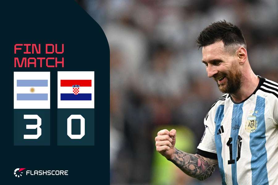 Ils l'ont fait : Messi et l'Argentine retrouvent la finale d'un Mondial