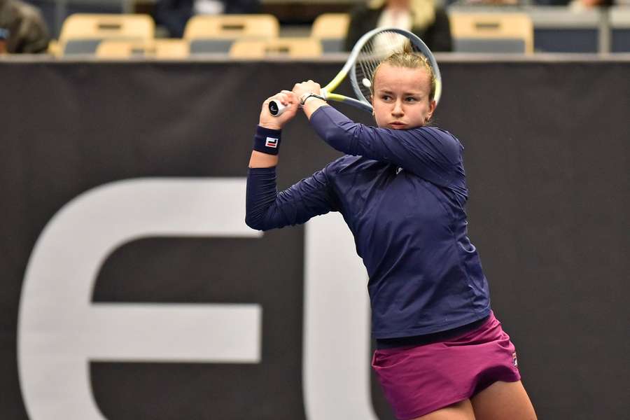 Barbora Krejčíková ladí formu na blížící se grandslam v Melbourne.