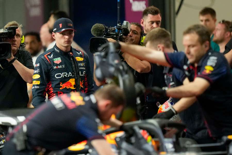 Max Verstappen precisou deixar o treino classificatório