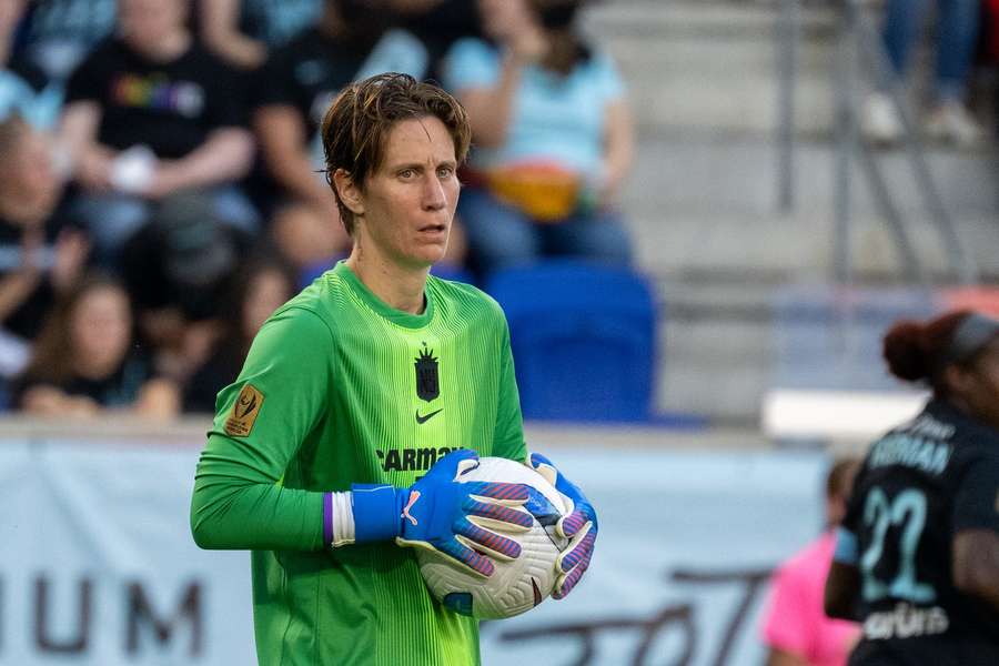 Ann-Katrin Berger im Trikot von Gotham FC.