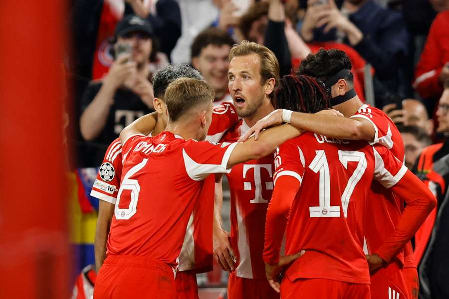 O Bayern dominou a maior parte do jogo