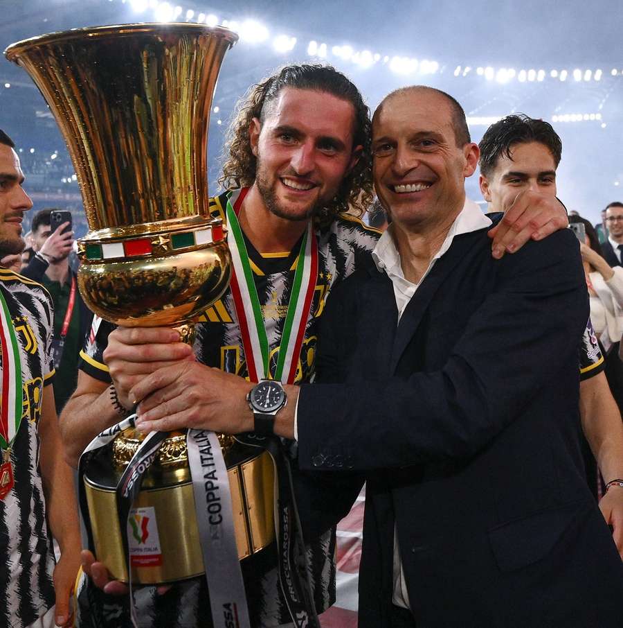 Allegri e Rabiot ai tempi della Juve