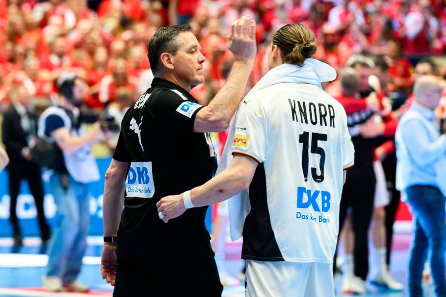 Alfred Gislason (l.) und sein Starspieler Juri Knorr (r.)