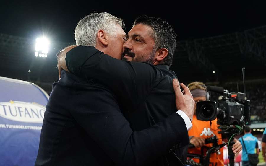 Gattuso e Ancelotti