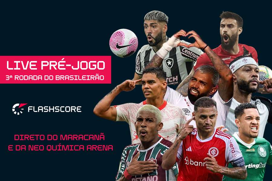 Narradores dos jogos vão comandar live desta quinta