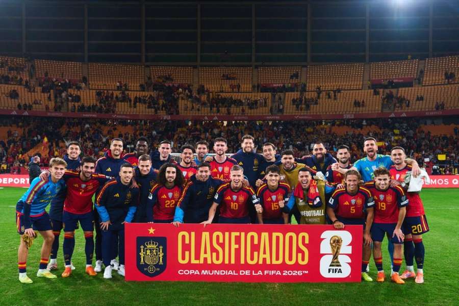 España celebra su clasificación para el Mundial 2026