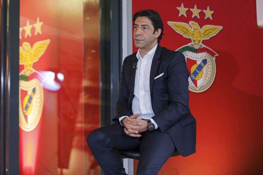 Rui Costa, presidente do Benfica
