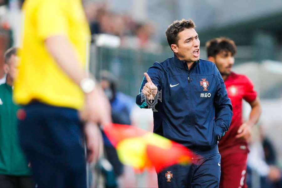 Rui Jorge no jogo que garantiu a qualificação para o Euro-2015 Rui Jorge no jogo que garantiu a qualificação para o Euro-2015