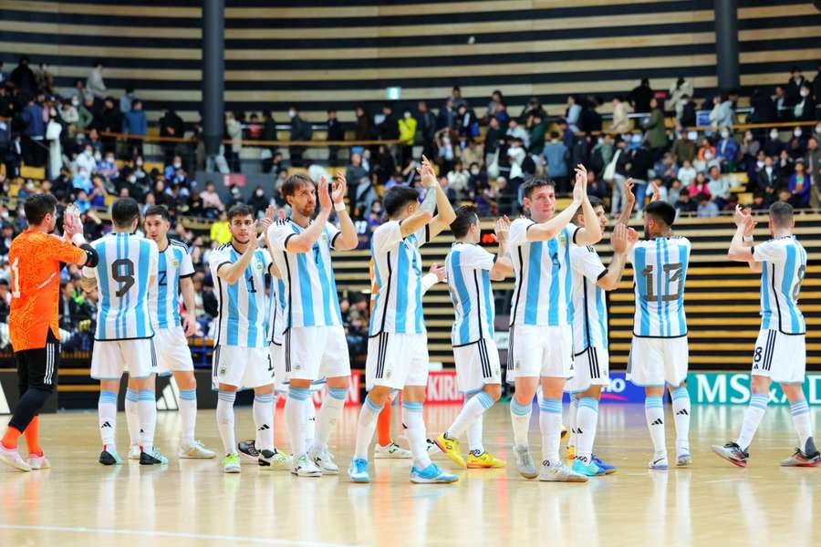 La selección de fútbol sala de Argentina, en una imagen de archivo