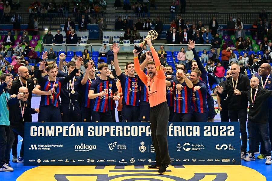El Barça, campeón de la I Supercopa Ibérica.