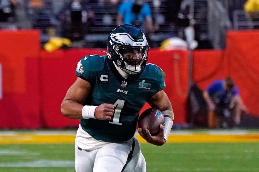Jalen Hurts teve uma grande atuação no Super Bowl LVII Jalen Hurts teve uma grande atuação no Super Bowl LVII