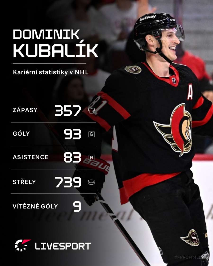 Kariérní statistiky v NHL.