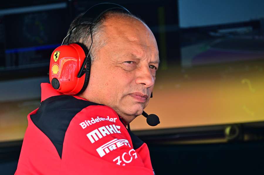 Fred Vasseur, chefe da equipa da Ferrari