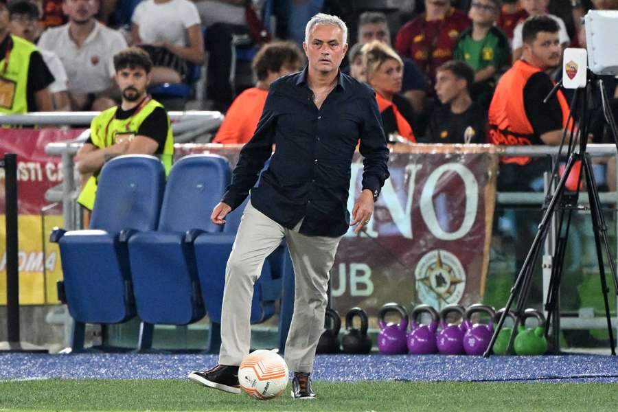 Mourinho wasn't totally content despite the 3-0 victory