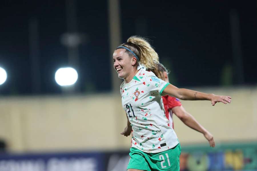 Ana Capeta marcou segundo golo de Portugal