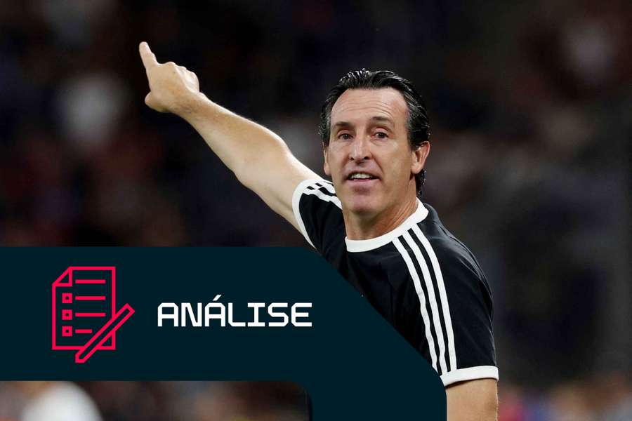 Unai Emery, treinador do Aston Villa Unai Emery, treinador do Aston Villa