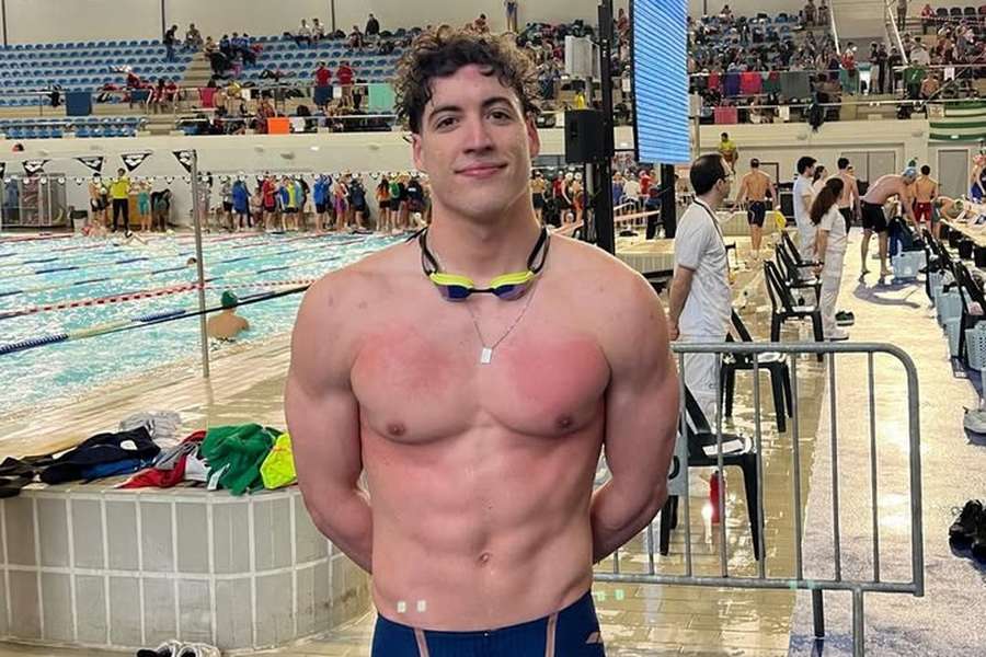 João Costa bateu recorde nacional nos 50 metros costas