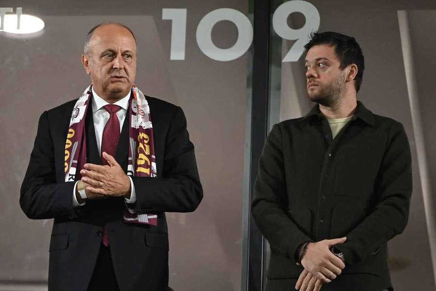 Dan Șucu, patronul Rapidului, și Victor Angelescu, acționar minoritar și președinte executiv al clubului Dan Șucu, patronul Rapidului, și Victor Angelescu, acționar minoritar și președinte executiv al clubului