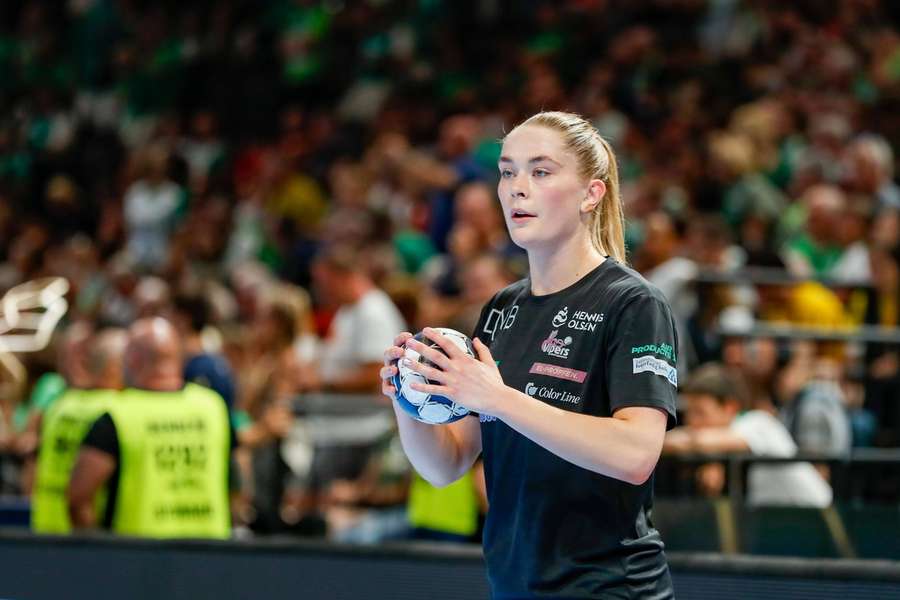 Ragnhild Valle Dahl ved Champions League-finalen 2022.