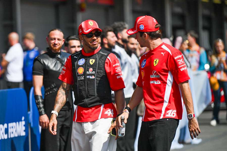 Hamilton e Leclerc Hamilton e Leclerc