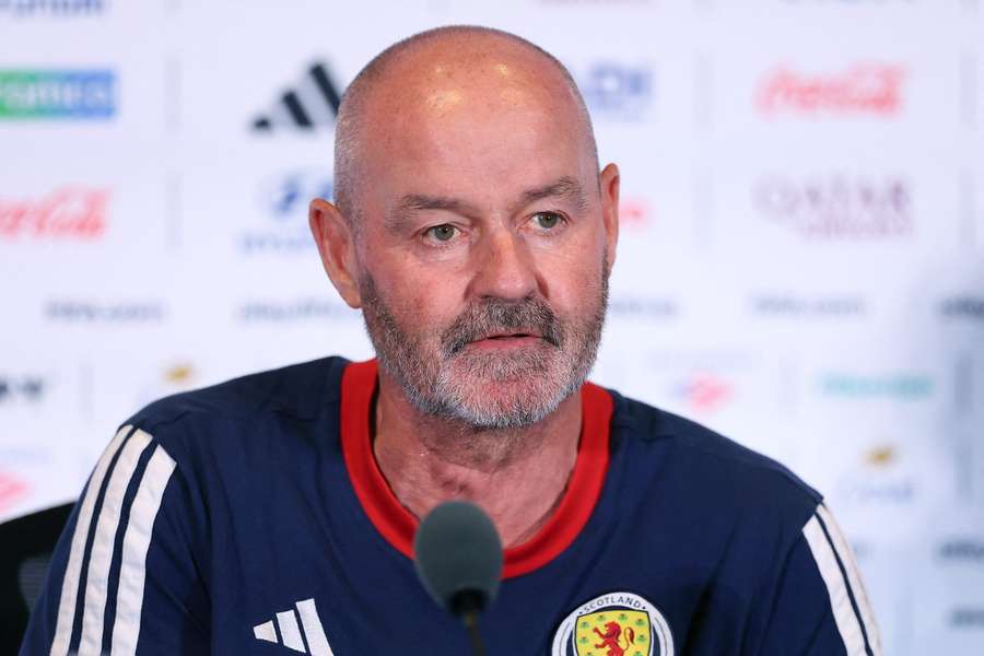 Steve Clarke faces the media Steve Clarke faces the media