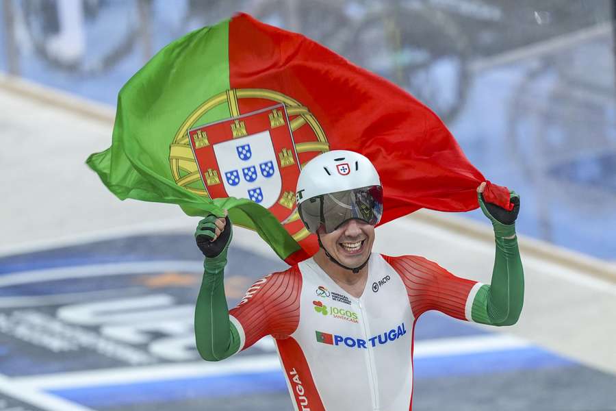 Iúri Leitão é o atual campeão europeu de ciclismo de pista