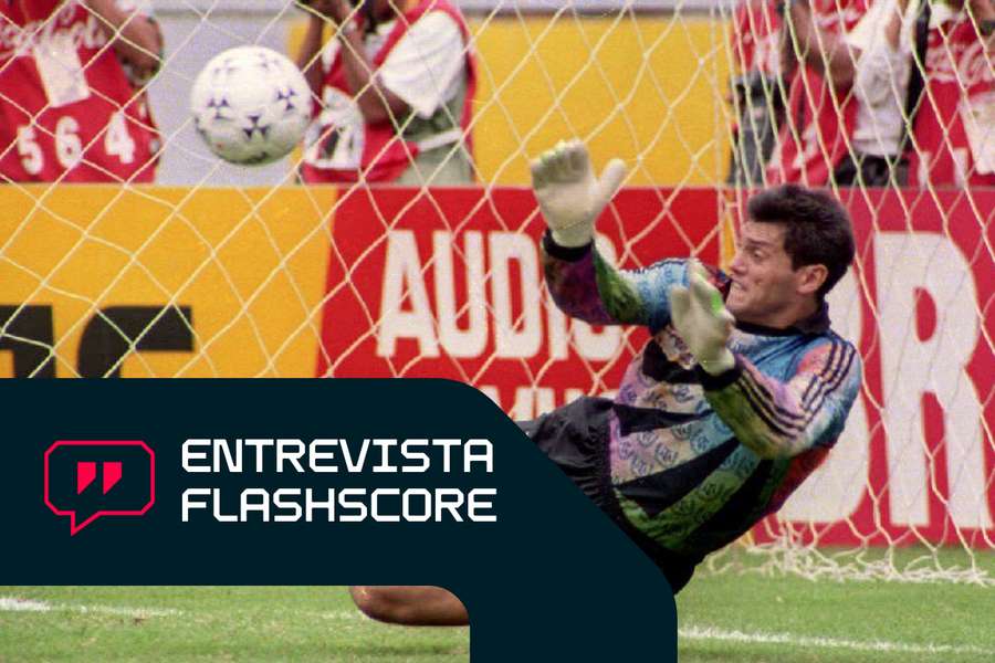 Goycochea ataja un penalti