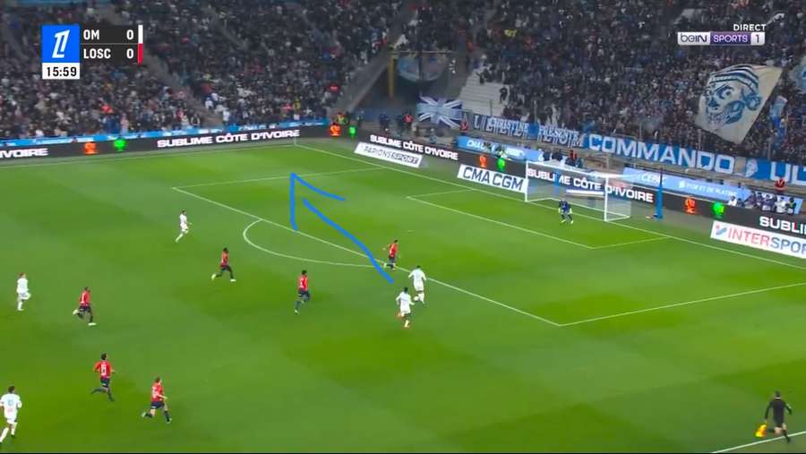 Seul, Rabiot n'a plus qu'à servir Merlin à gauche Seul, Rabiot n'a plus qu'à servir Merlin à gauche