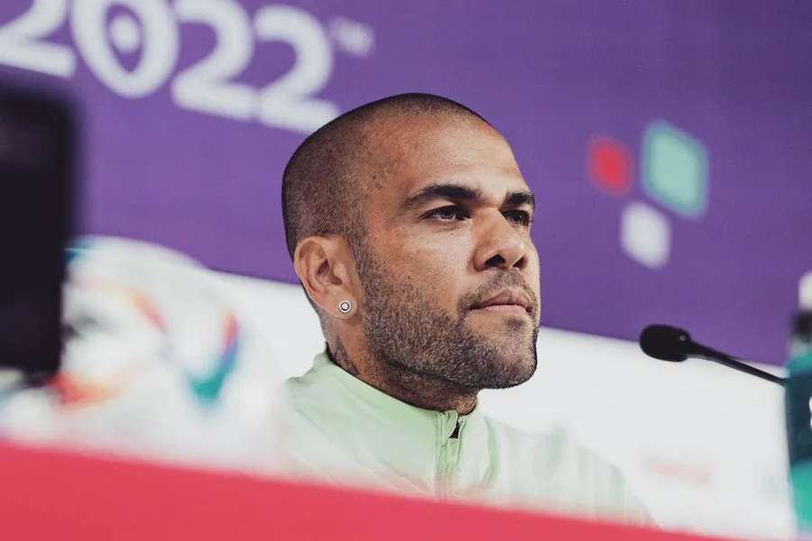 Dani Alves esteve no Mundial-2022 ao serviço do Brasil