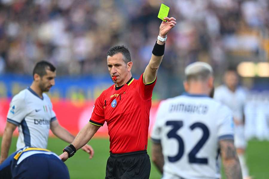Daniele Doveri durante Parma-Inter