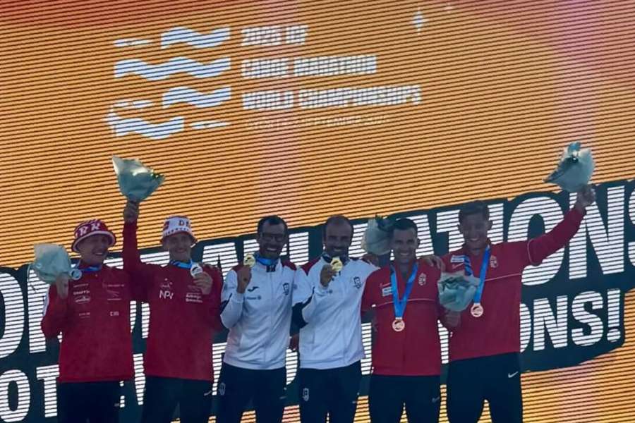 Fernando Pimenta e José Ramalho conquistaram medalha de ouro