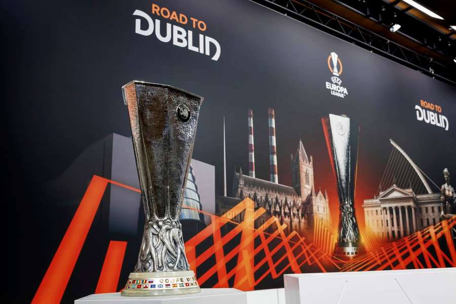 O trofej pro vítěze Evropské ligy se letos bude hrát v Dublinu.