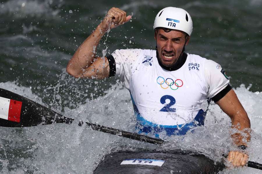 De Gennaro reacts after his winning run