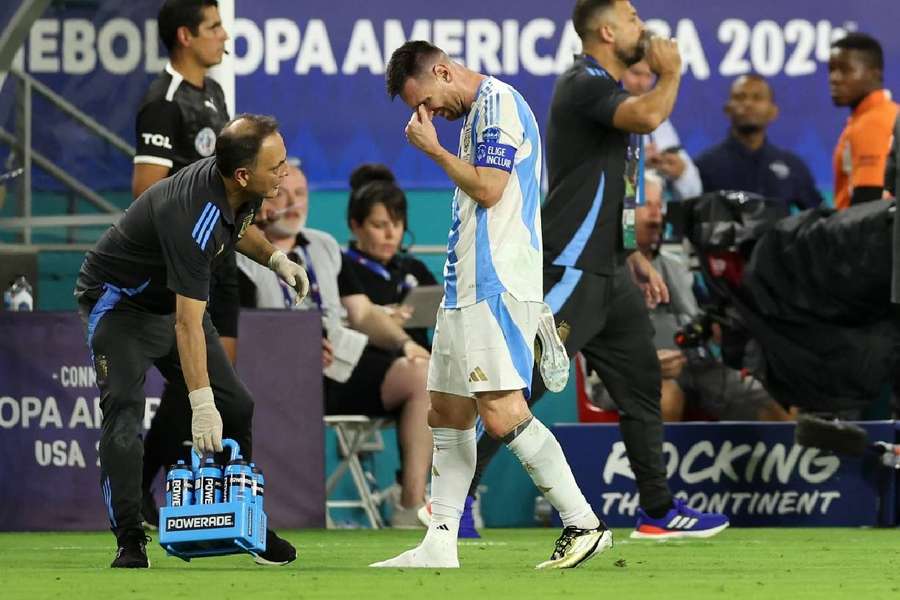 Lionel Messi est sorti blessé lors de la finale de la Copa América