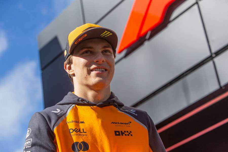 Oscar Piastri is photographed ahead of this week's Dutch Grand Prix. 
