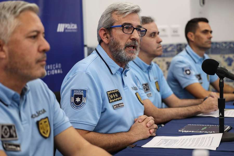 Os superintendentes da Polícia de Segurança Pública (PSP), Alexandre Coimbra, Pedro Gouveia, Luís Elias e Sérgio Soares