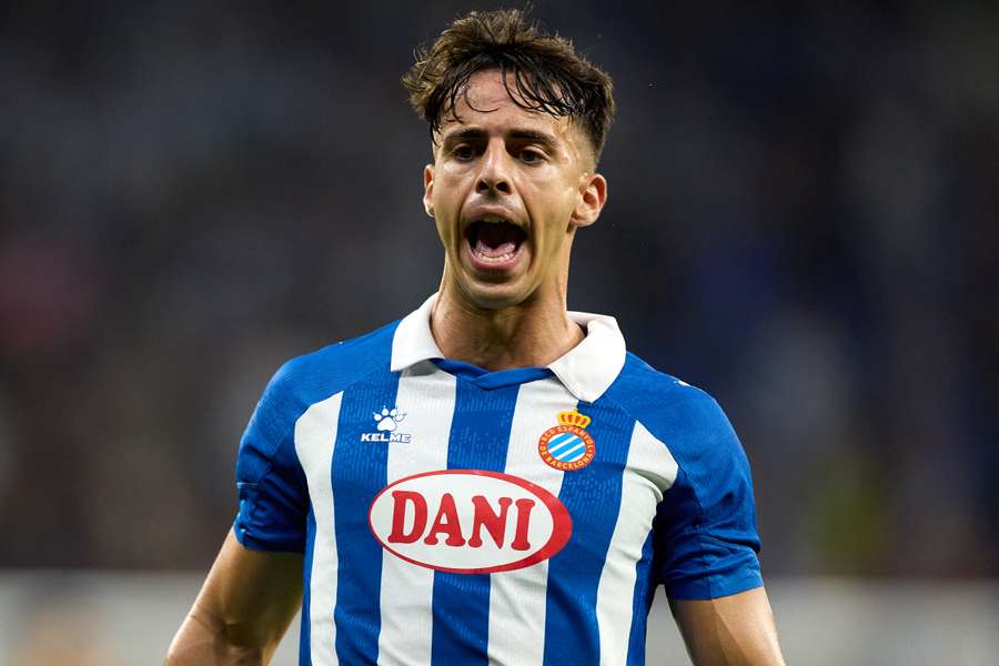 Álvaro Aguado, durante un partido de la pasada temporada