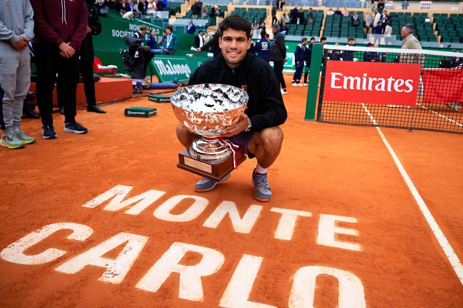 Carlos Alcaraz siegte in der Vorwoche beim Turnier in Monte Carlo
