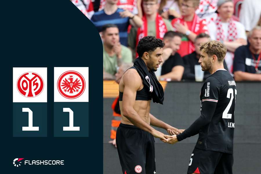 Omar Marmoush rettet Eintracht Frankfurt Punkt in Mainz