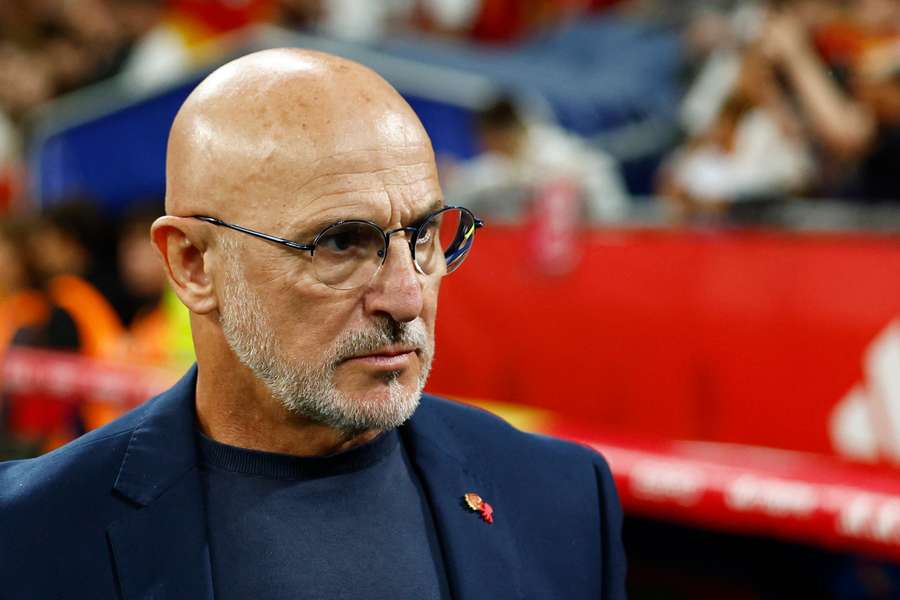 Trenér mistrů světa ze Španělska Luis De la Fuente. Trenér mistrů světa ze Španělska Luis De la Fuente.