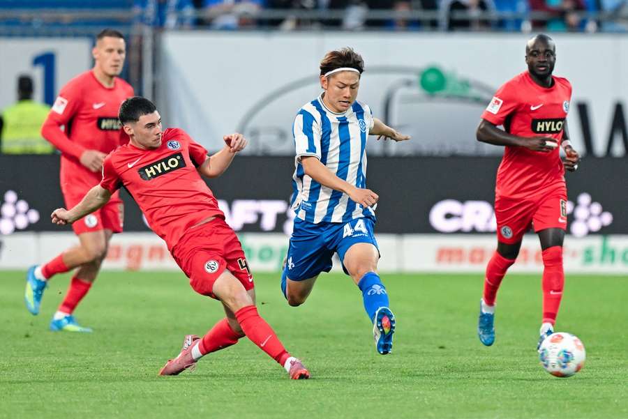 Keidel und Furukawa im Zweikampf.