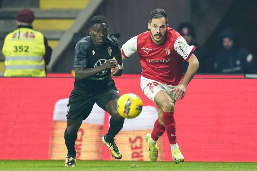 Yuri Ribeiro fez 15 jogos pelo SC Braga esta temporada