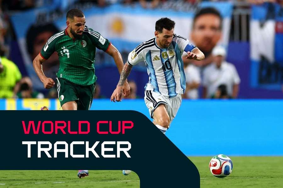 Lionel Messi battles with Algeria's Nabil Bentaleb Lionel Messi battles with Algeria's Nabil Bentaleb