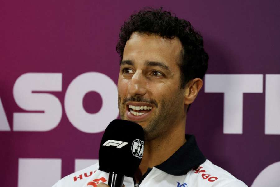 Ricciardo during the pre-season testing