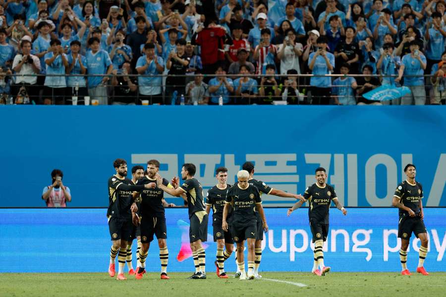 Manchester City bateu o Atlético, em Seul Manchester City bateu o Atlético, em Seul
