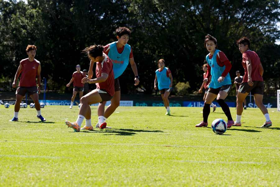 China prepare for the Women's Asian Cup in Newcastle.