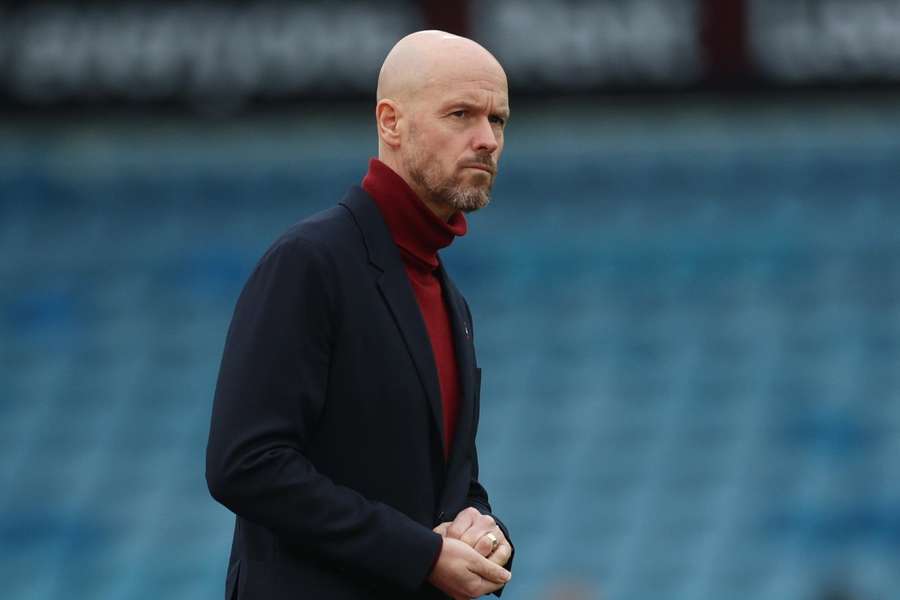 Manchester United manager Erik ten Hag before the match