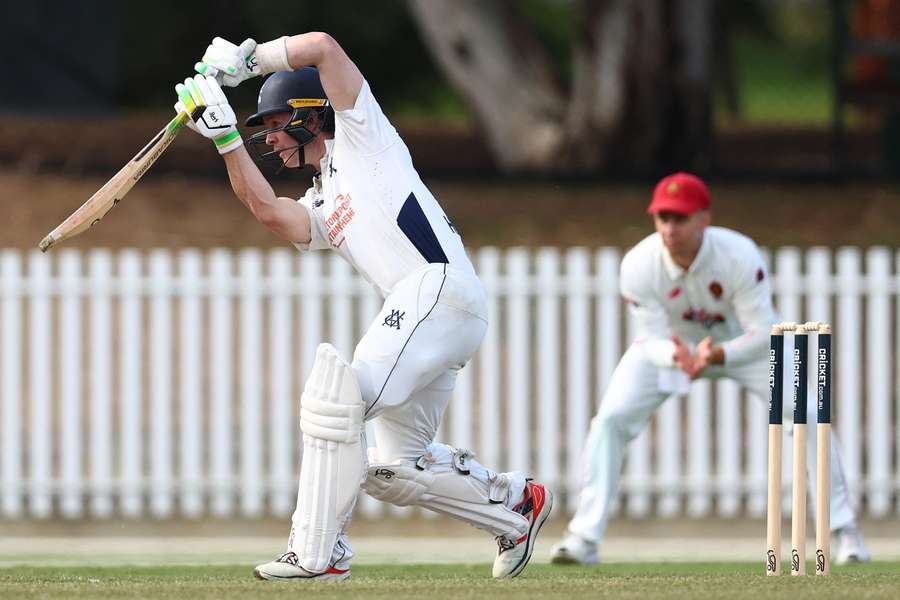 Sam Harper batting for Victoria against South Australia in March. Sam Harper batting for Victoria against South Australia in March.