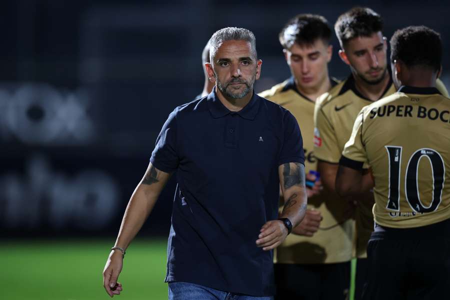 Rui Borges, treinador do Sporting Rui Borges, treinador do Sporting